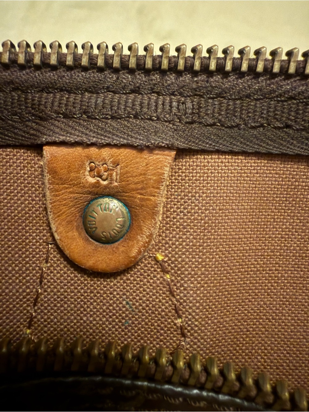 Louis Vuitton vintage speedy 35 - Picture 8 of 11